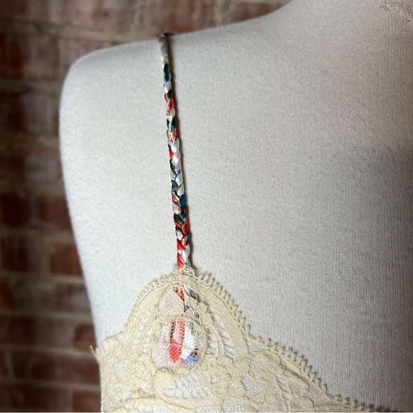 Vintage Victoria's Secret Gold Label Floral Lace Cami/Top/Lingerie -Size S -NW04 - Picture 5 of 8